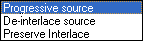 DivX 6 - Source Interlace