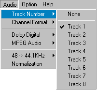 DVD2AVI - Video - Track Number