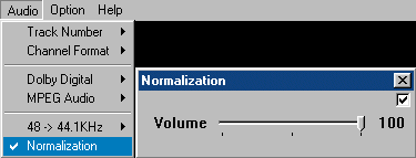 Normalizing audio in DVD2AVI