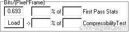 GKnot - Bits/(Pixel*Frame)