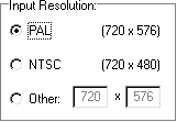 DVDtoOgm - Video : Input Resolution