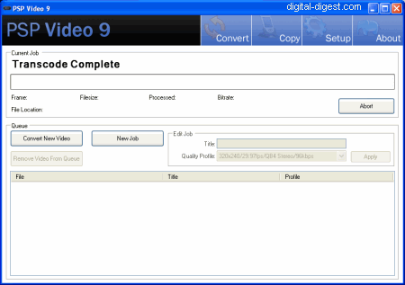 PSP Video 9 Convert